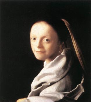 約翰尼斯 維米爾 Portrait of a Young Woman